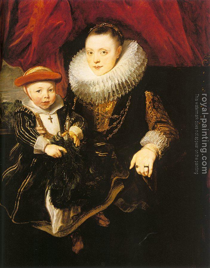 Anthony Van Dyck : Young Woman with a Child